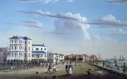 unknow artist View along the East Battery Sweden oil painting reproduction
